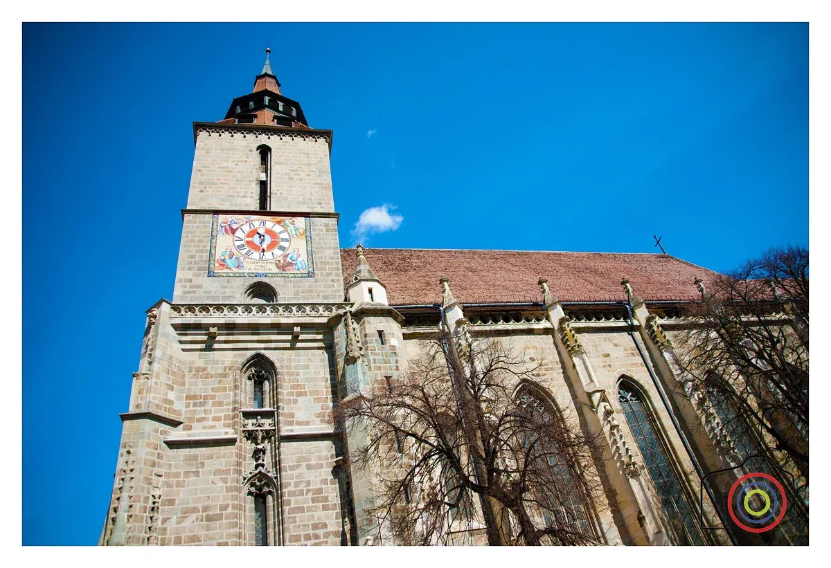 The Black Church in Brasov on a private Dracula Castle tour from Bucharest