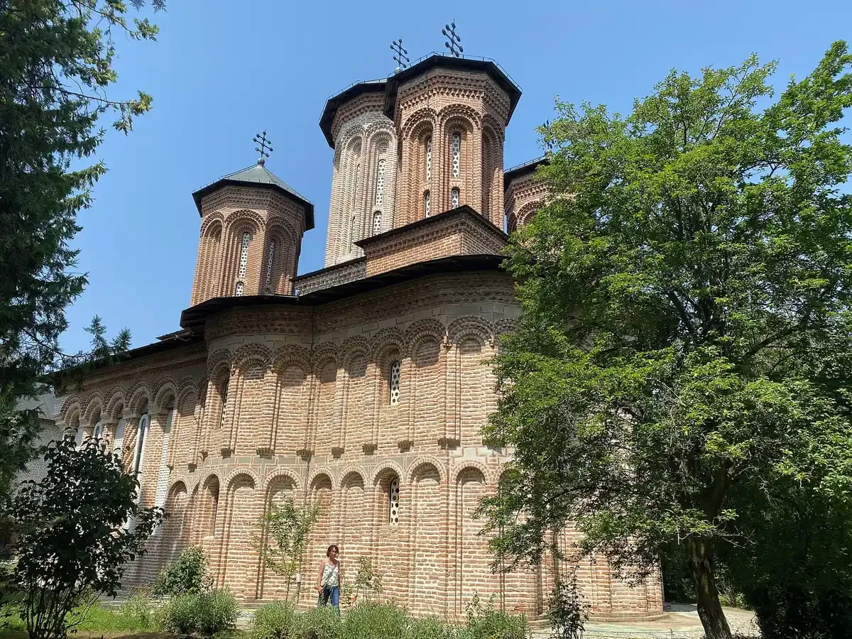 The church of Snagov Monastery on a Snagov monastery Dracula tomb tour